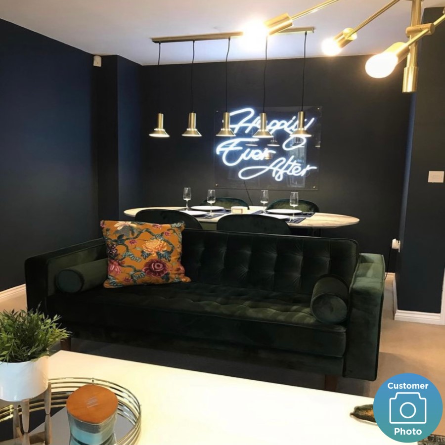 Green Velvet 2 Seater Mid Century Quilted Sofa - Elba