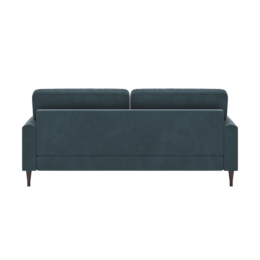Blue Velvet 3 Seater Sofa - Payton