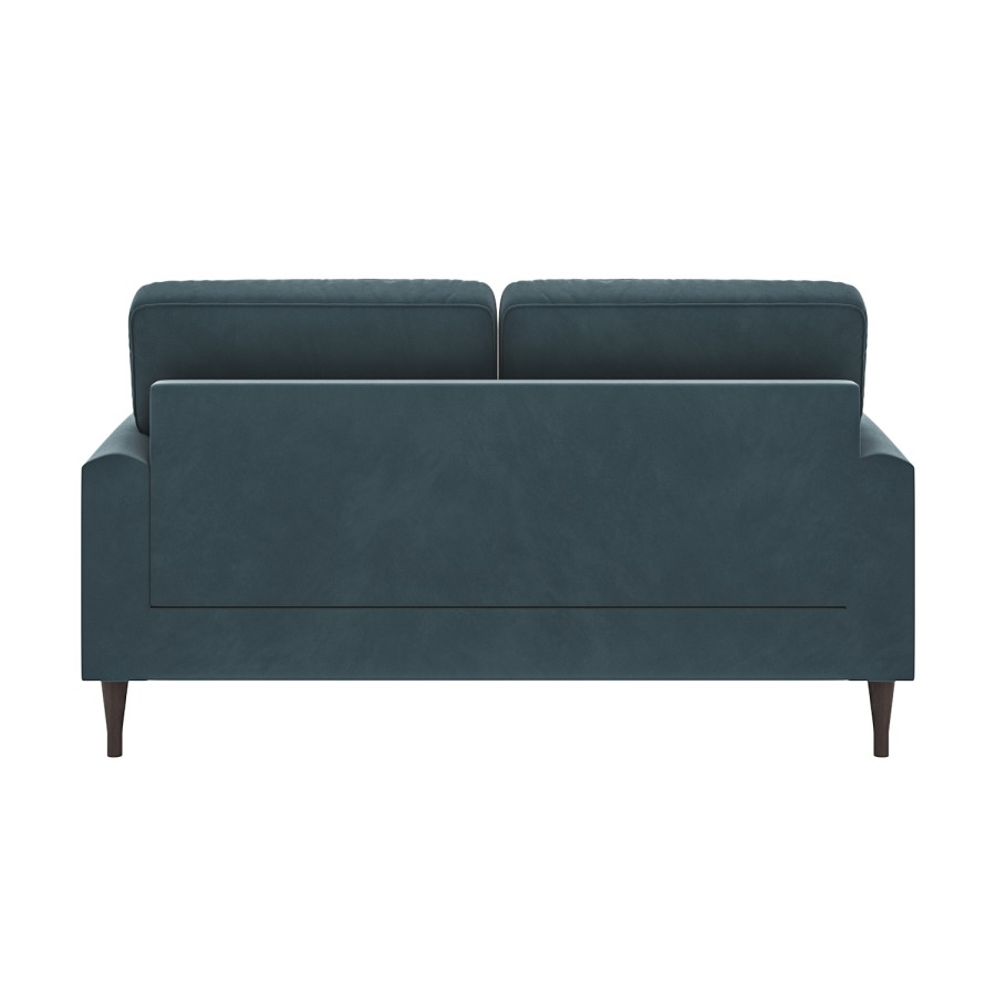 Blue Velvet 2 Seater Sofa - Payton