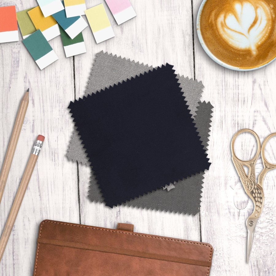 Navy Blue Velvet 2 Seater Chesterfield Sofa - Bronte