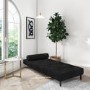 GRADE A1 - Single Sofa Bed in Charcoal Velvet with Bolster Cushin - Eleni