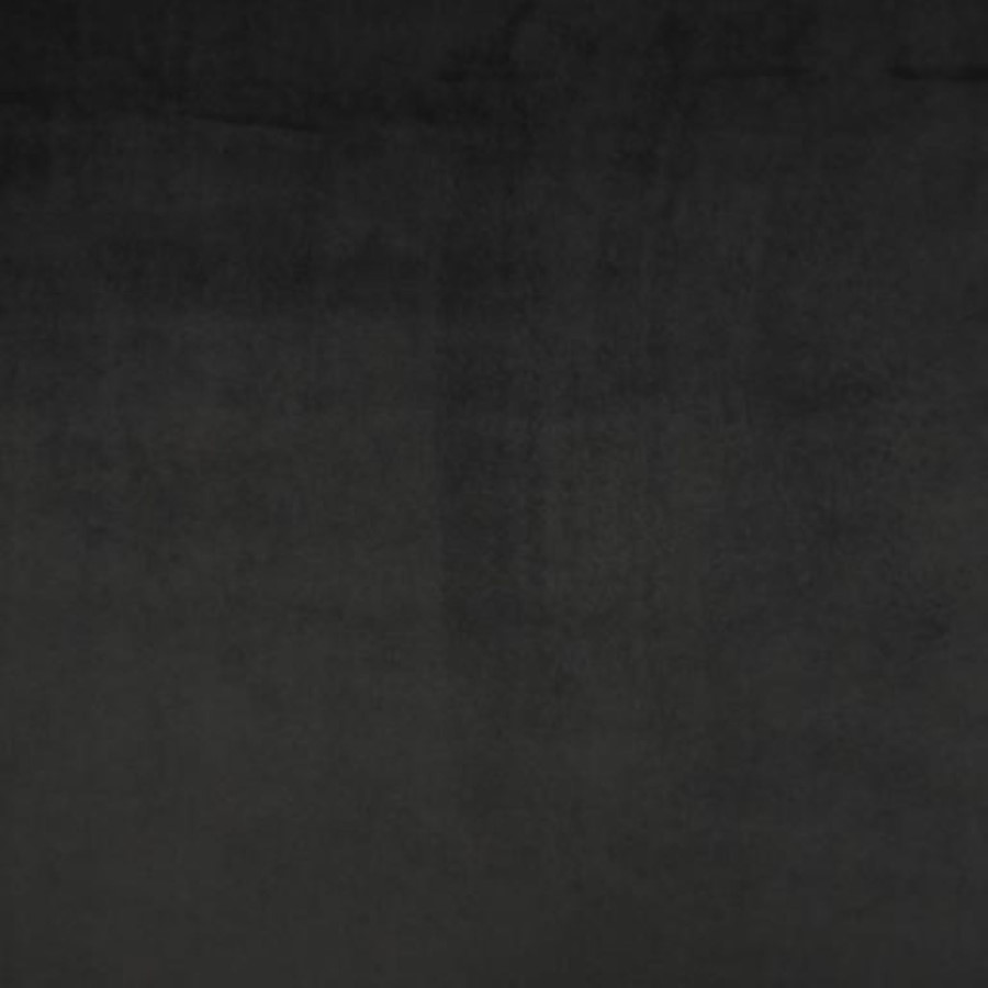 ALMOST PERFECT - Black Velvet Right Hand Facing L Shaped Sofa - Seats 4 - Payton