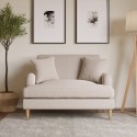 A1/SOF159 ONLY OPENED - Payton Beige Woven Loveseat