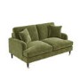 ALMOST PERFECT - Payton Olive Velvet 2 Seater Sofa