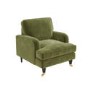 ALMOST PERFECT - Payton Olive Velvet Armchair