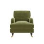 Olive Green Velvet Armchair - Payton