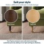 ONLY OPENED - Olive Green Velvet Armchair - Payton