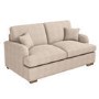 Beige Fabric Pull Out Sofa Bed - Seats 2 - Payton