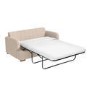Beige Fabric Pull Out Sofa Bed - Seats 2 - Payton