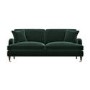 ALMOST PERFECT - Dark Green Velvet 4 Seater Sofa - Payton