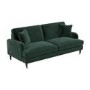 ALMOST PERFECT - Dark Green Velvet 4 Seater Sofa - Payton