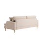 Beige Woven Fabric 4 Seater Sofa - Payton