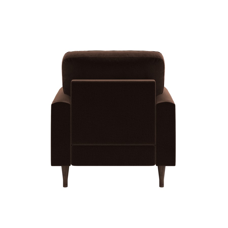 Brown Chenille Armchair - Payton