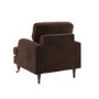 Brown Chenille Armchair - Payton