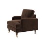 Brown Chenille Armchair - Payton
