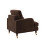 Brown Chenille Armchair - Payton