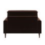 Brown Chenille Love Seat - Payton