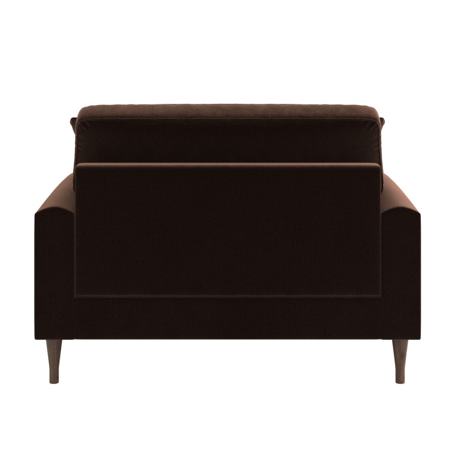 Brown Chenille Love Seat - Payton