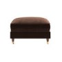 Brown Chenille Footstool - Payton