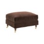 Brown Chenille Footstool - Payton