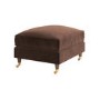Brown Chenille Footstool - Payton