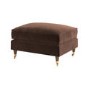 Brown Chenille Footstool - Payton