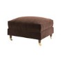 Brown Chenille Footstool - Payton