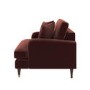 Merlot Red Chenille Love Seat – Payton 