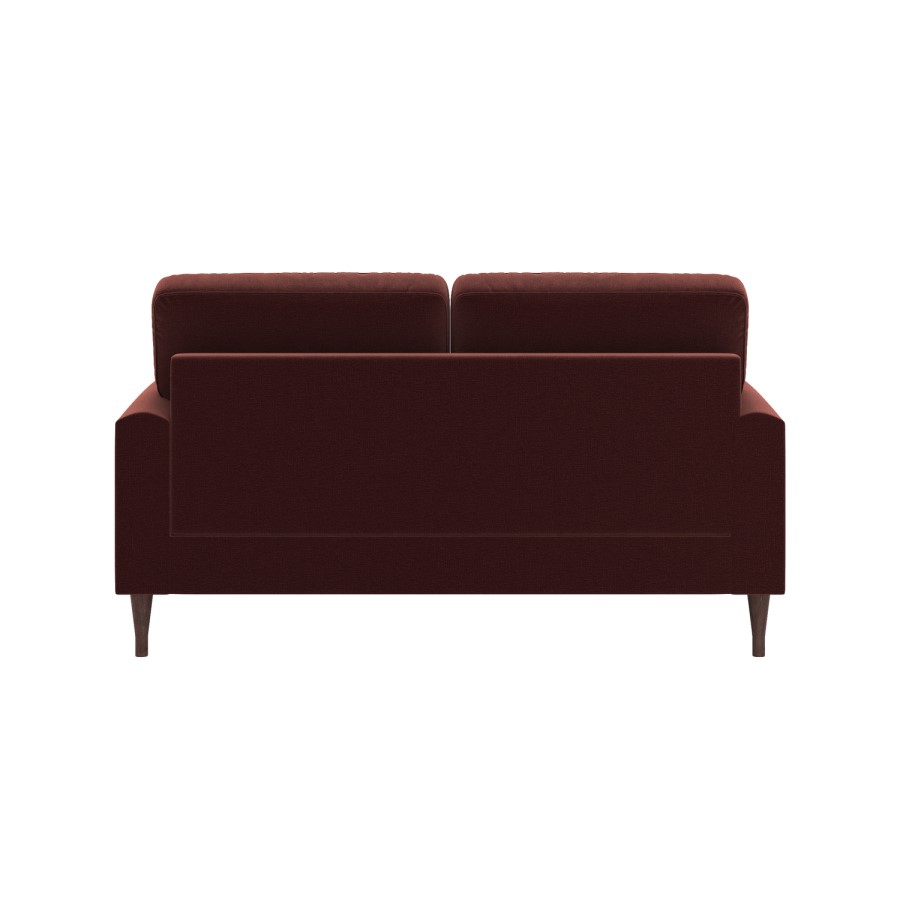 Merlot Red Chenille 2 Seater Sofa - Payton