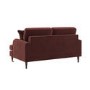 Merlot Red Chenille 2 Seater Sofa - Payton