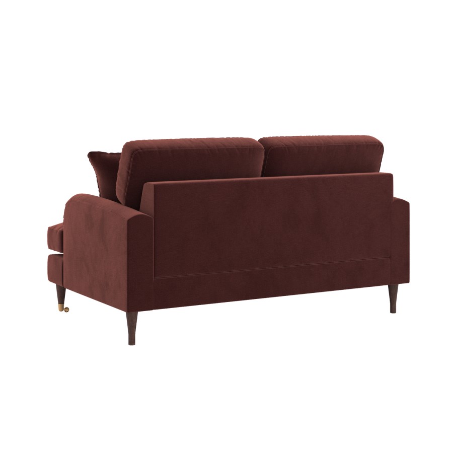 Merlot Red Chenille 2 Seater Sofa - Payton