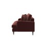 Merlot Red Chenille 2 Seater Sofa - Payton