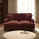 SOF250 Merlot Red Chenille 2 Seater Sofa - Payton