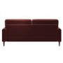 Merlot Red Chenille 3 Seater Sofa - Payton