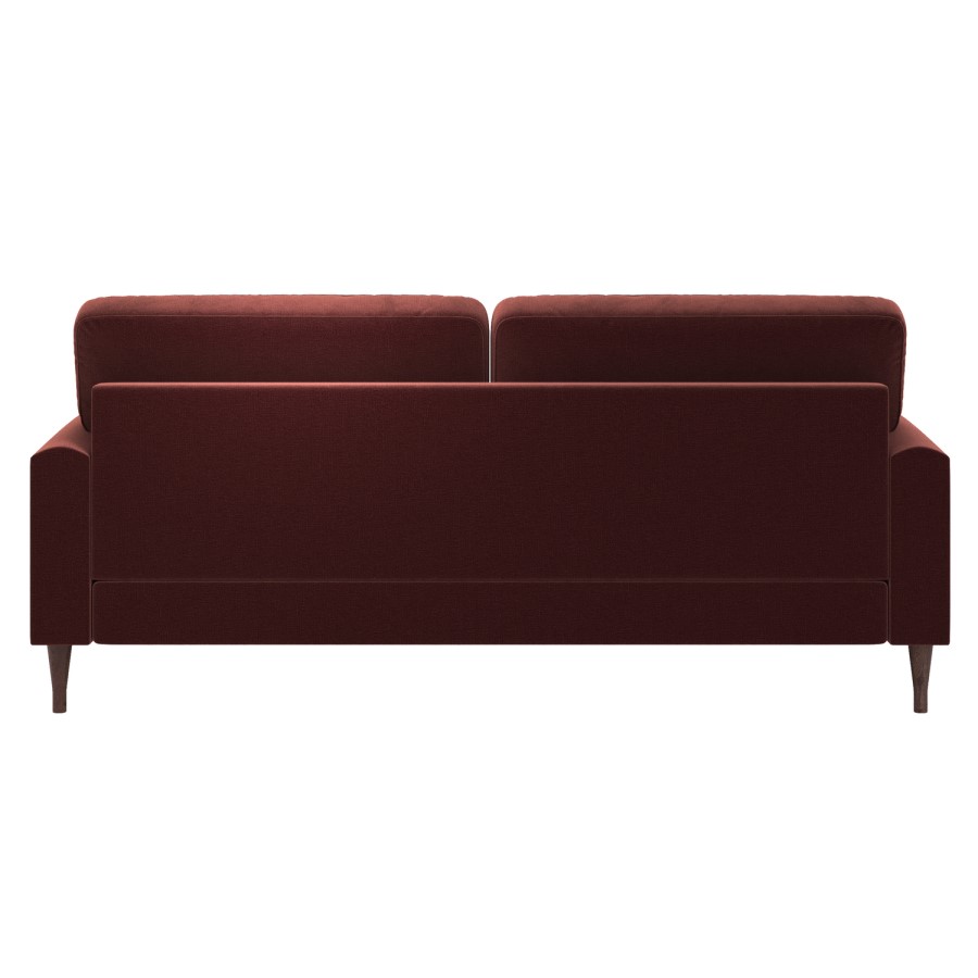 Merlot Red Chenille 3 Seater Sofa - Payton