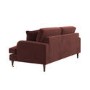 Merlot Red Chenille 3 Seater Sofa - Payton