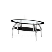 Birlea Furniture Soho 2 Tier Coffee Table in Black