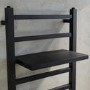 Black Towel Radiator with Shelves 1200 x 500mm - Sonoran