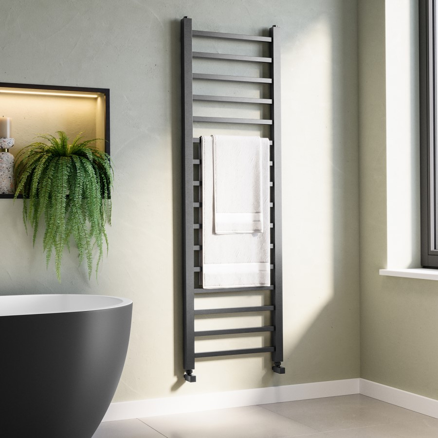 Gunmetal Grey Towel Radiator 1600 x 500mm – Sonoran