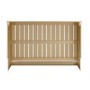 Narrow Mirrored Radiator Cover with Gold Detail - 124cm - Sophia