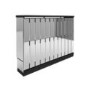 ALMOST PERFECT - Narrow Mirrored Radiator Cover with Black Detail 111cm- Sophia