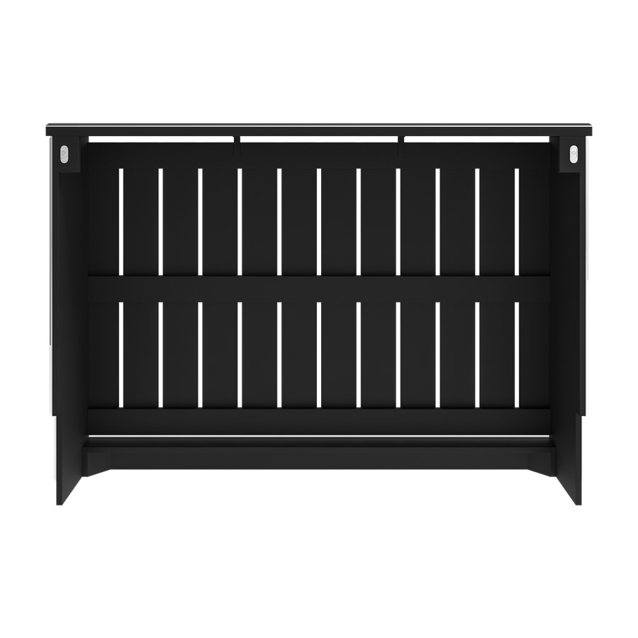 ALMOST PERFECT - Narrow Mirrored Radiator Cover with Black Detail 111cm- Sophia