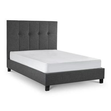 Dark Grey Super King Size Bed Frame, King Size Bed Frame Grey High Headboard