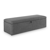 Julian Bowen Sorrento Blanket Box in Grey