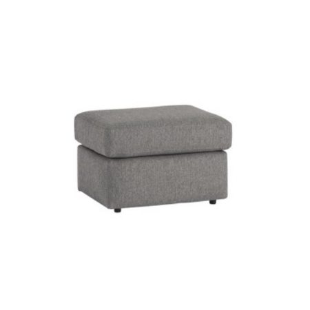 Sorrento Footstool in Grey Fabric
