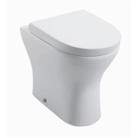 Cedar Back to Wall Pan & Wrap Over Toilet Seat with Soft Close
