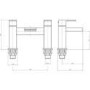 Aria Waterfall Bath Filler MIxer Tap