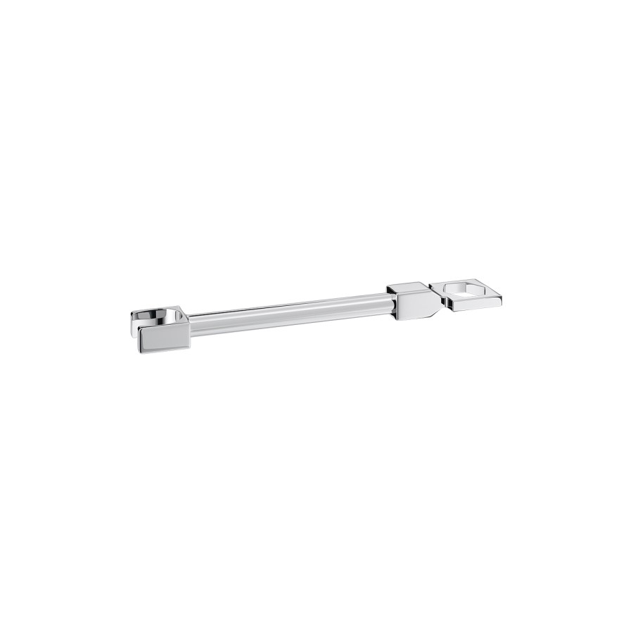 Bath Shower Mixer Hand Shower Holder Supplied with Hose - Square 