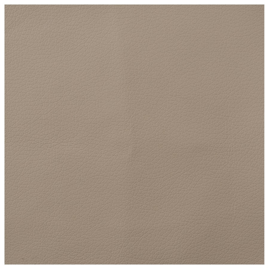 Beige Faux Leather Swivel Office Chair - Soren 