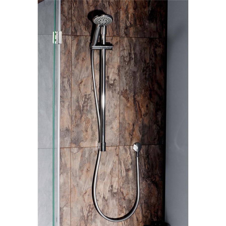 Round Shower & Slide Rail Kit